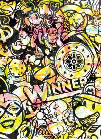 Lithograph Speedy Graphito - Winner