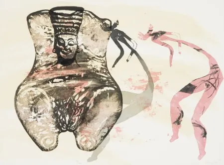 Lithograph Spero - Hittite