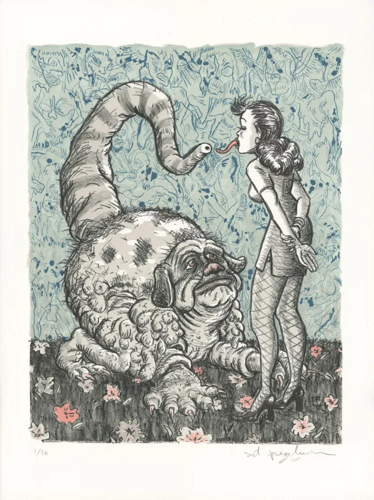 Lithograph Spiegelman - Sweet and Somber