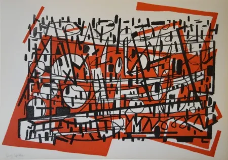 Lithograph Spiller - Untitled