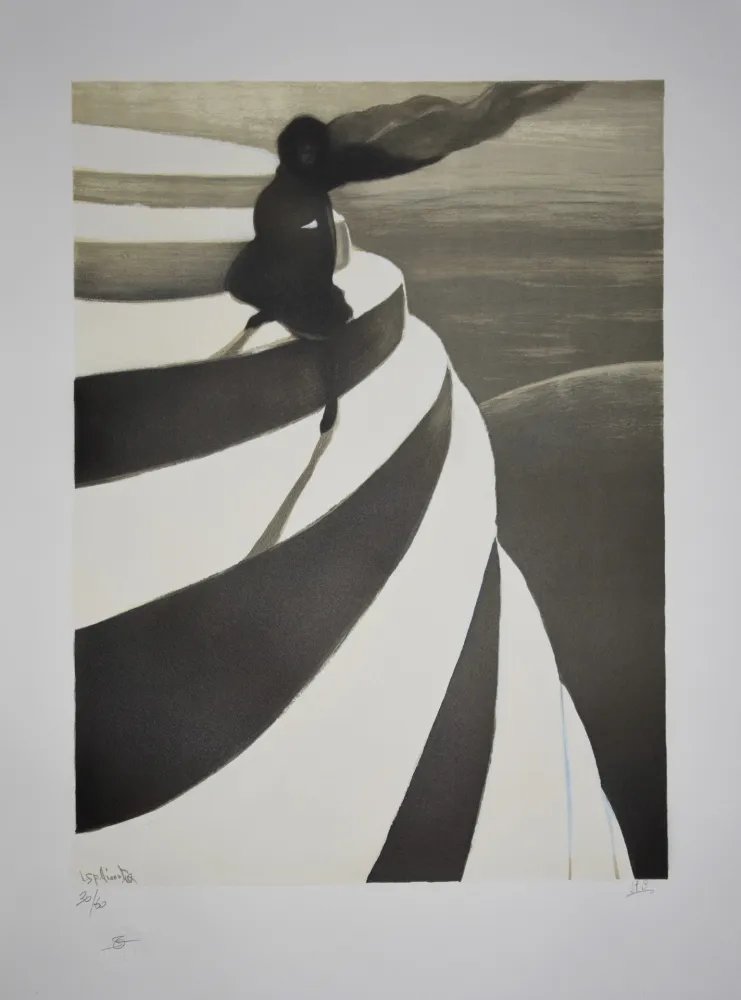 Lithograph Spilliaert - VERTIGE / VERTIGO, 1908