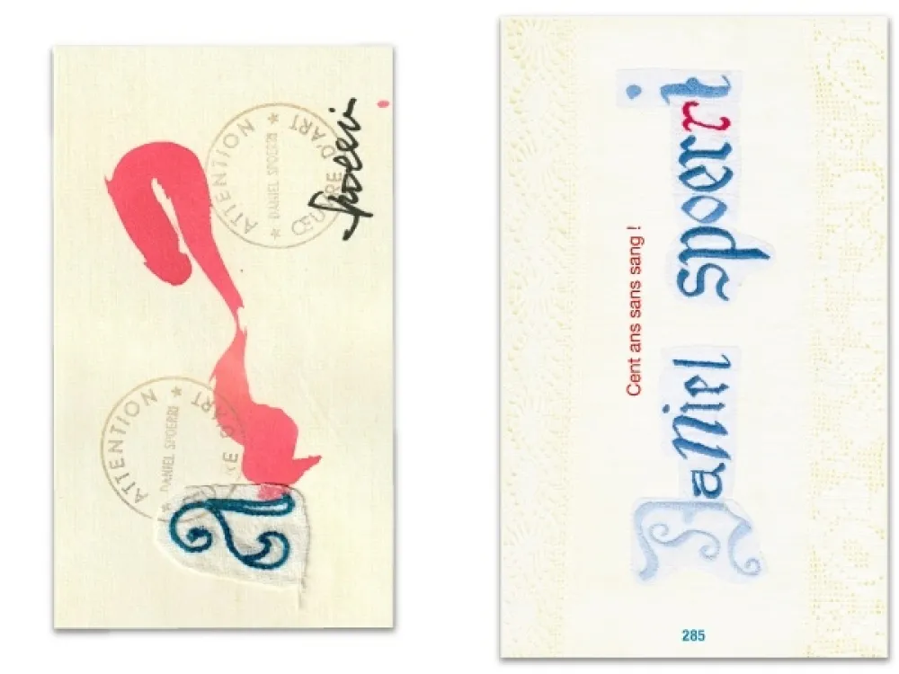 Illustrated Book Spoerri - L'At en écrit