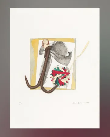 Lithograph Spoerri - Untitled 