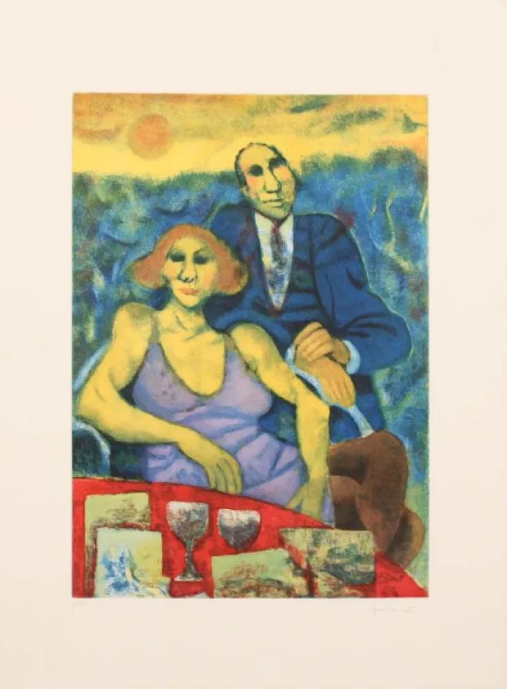 Engraving Squillantini - POMERIGGIO D'ESTATE