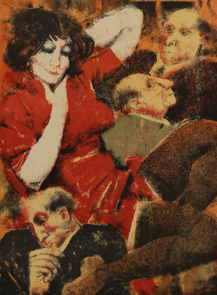 Lithograph Squillantini - SENZA TITOLO