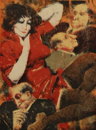 Lithograph Squillantini - SENZA TITOLO