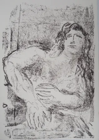 Lithograph Stadler - Portrait au matin 