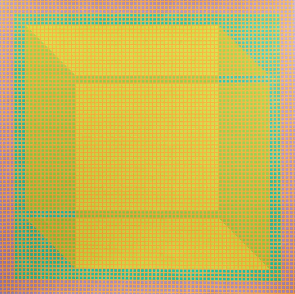 Screenprint Stanczak - Boxed, from Twelve Progressions