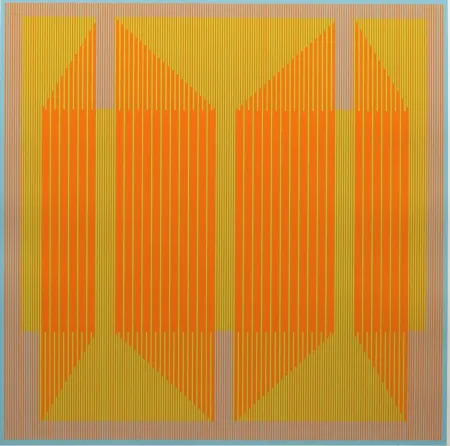 Screenprint Stanczak - Emerging Orange