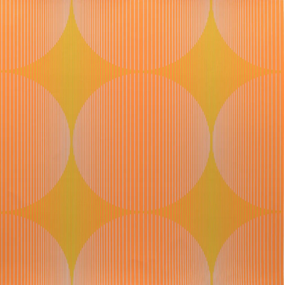 Screenprint Stanczak - Fractions, from Twelve Progressions