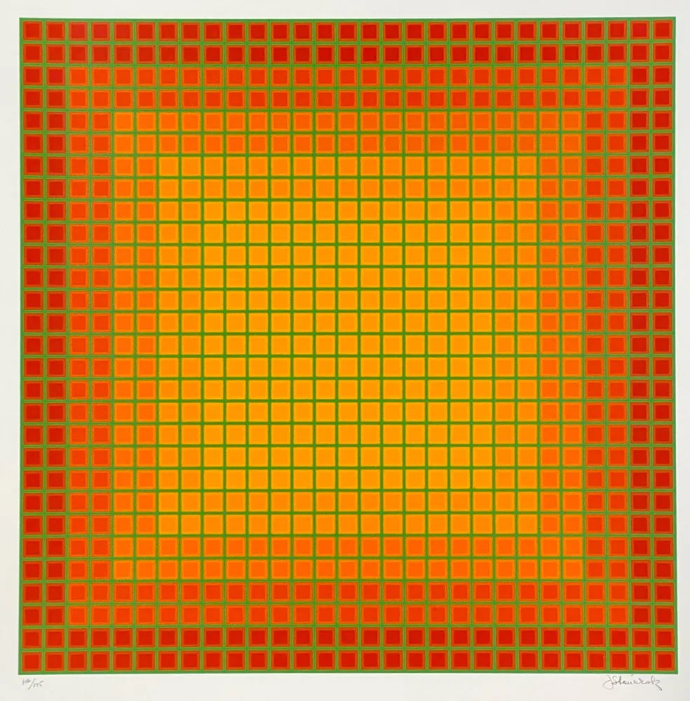 Screenprint Stanczak - Let It Be Orange