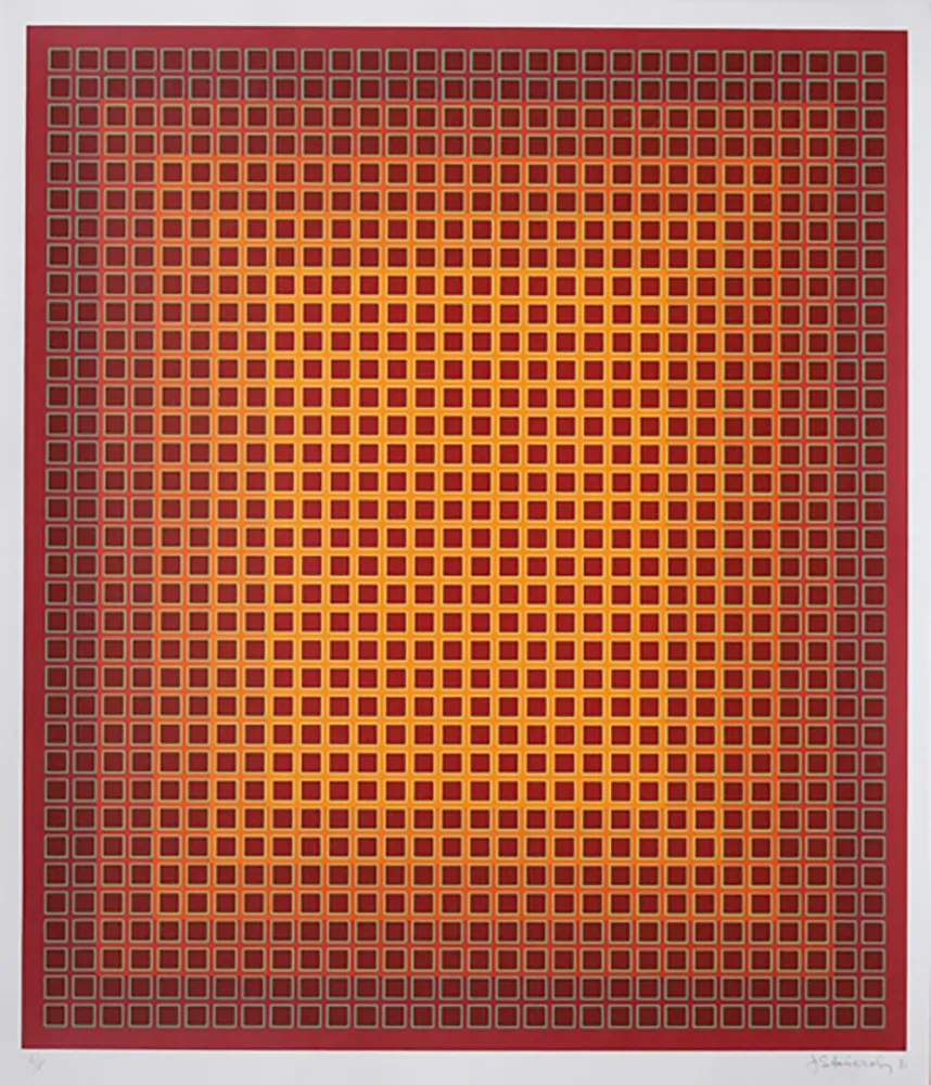 Screenprint Stanczak - Sequential Chroma