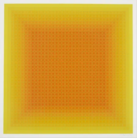 Screenprint Stanczak - Yellow Filtration