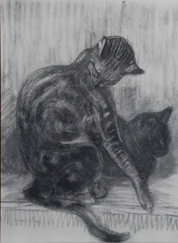 Lithograph Steinlen - Chats et Autres Bêtes