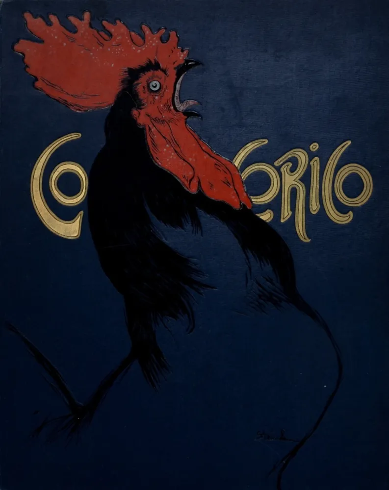 Lithograph Steinlen - Cocorico (cover)