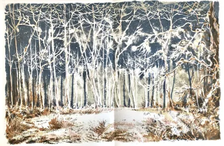 Lithograph Steinlen - Forêt voisine