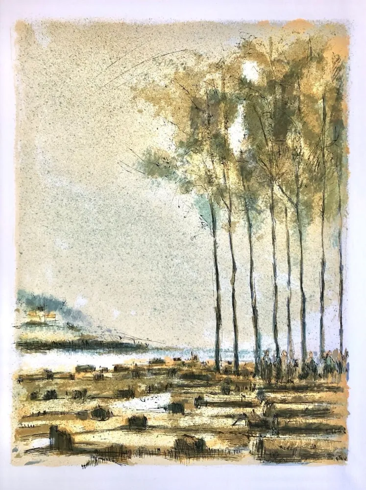 Lithograph Steinlen - Forêt voisine