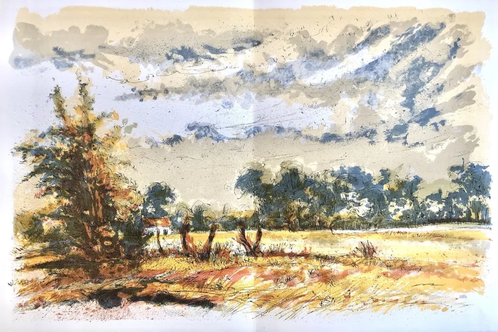 Lithograph Steinlen - Forêt voisine