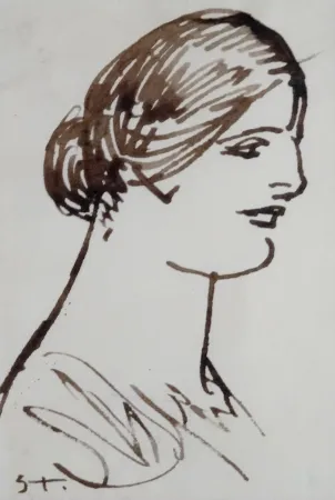 No Technical Steinlen - Portrait de femme