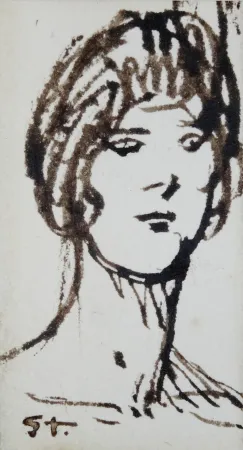No Technical Steinlen - Portrait de femme