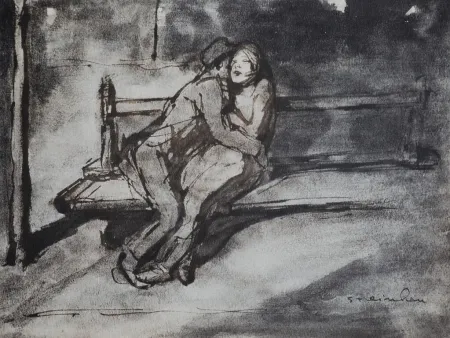 Lithograph Steinlen - Steinlen et la rue