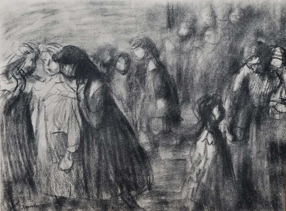 Lithograph Steinlen - Steinlen et la rue