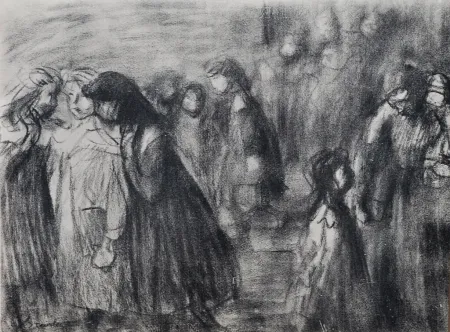 Lithograph Steinlen - Steinlen et la rue