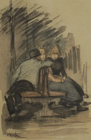 Lithograph Steinlen - Steinlen et la rue
