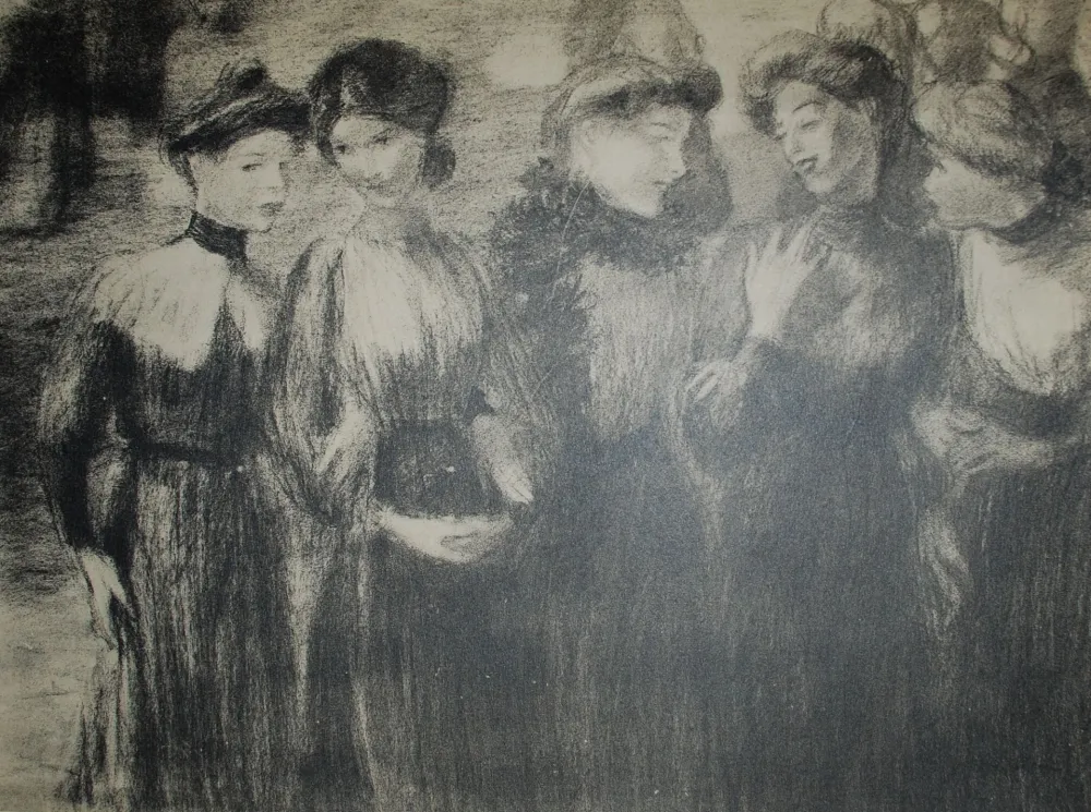 Lithograph Steinlen - Steinlen et la rue