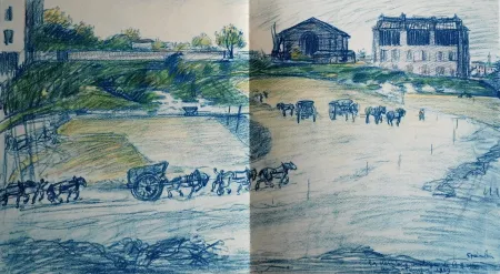 Lithograph Steinlen - Steinlen et la rue