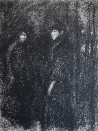 Lithograph Steinlen - Steinlen et la rue