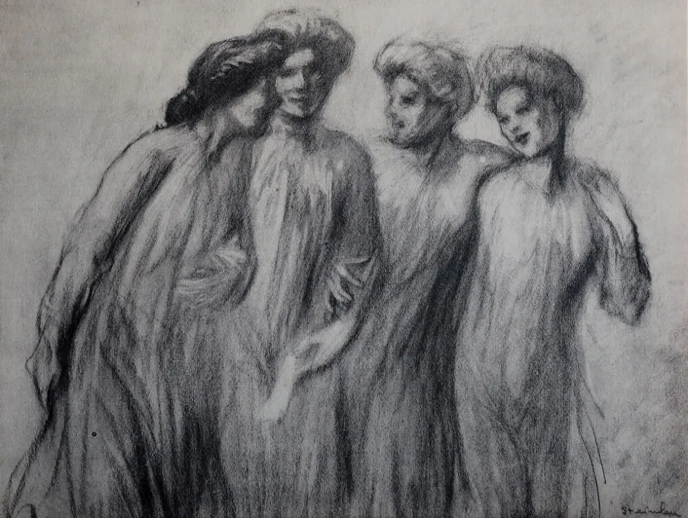 Lithograph Steinlen - Steinlen et la rue