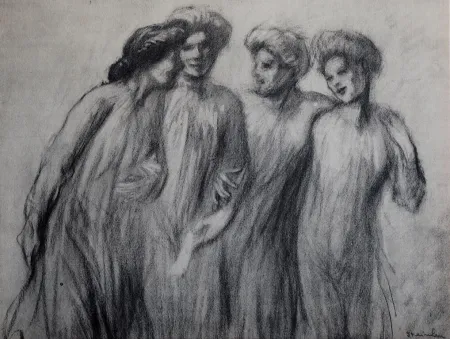 Lithograph Steinlen - Steinlen et la rue