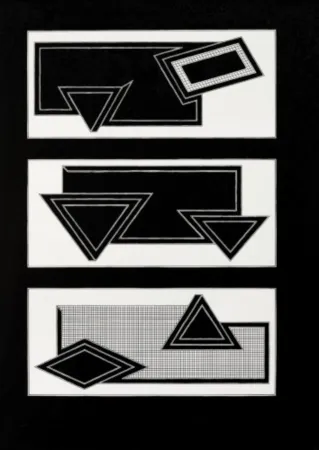 Lithograph Stella - Black Stack