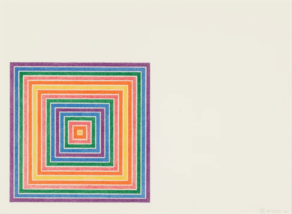 Lithograph Stella - Honduras Lottery Co (from Multicolored Squares)