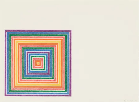 Lithograph Stella - Honduras Lottery Co (from Multicolored Squares)