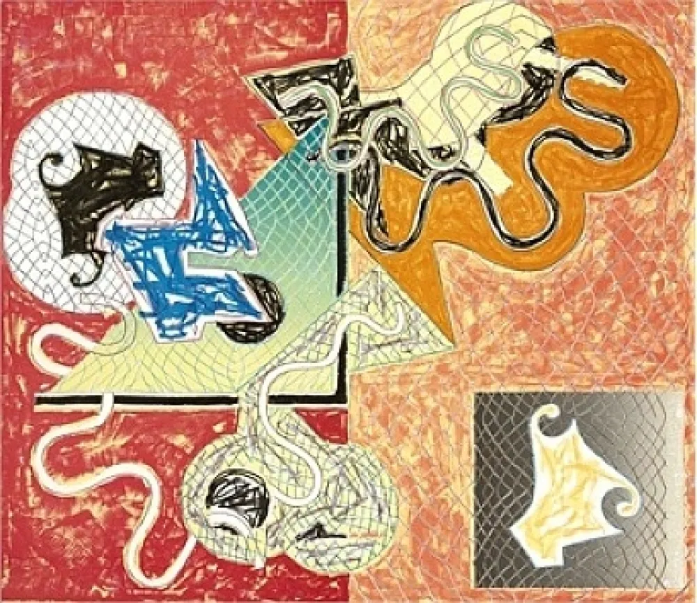 Lithograph Stella - Shards IV