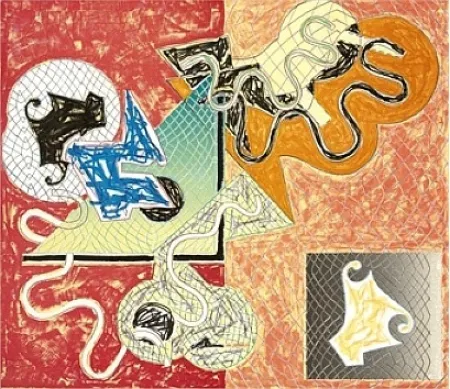 Lithograph Stella - Shards IV