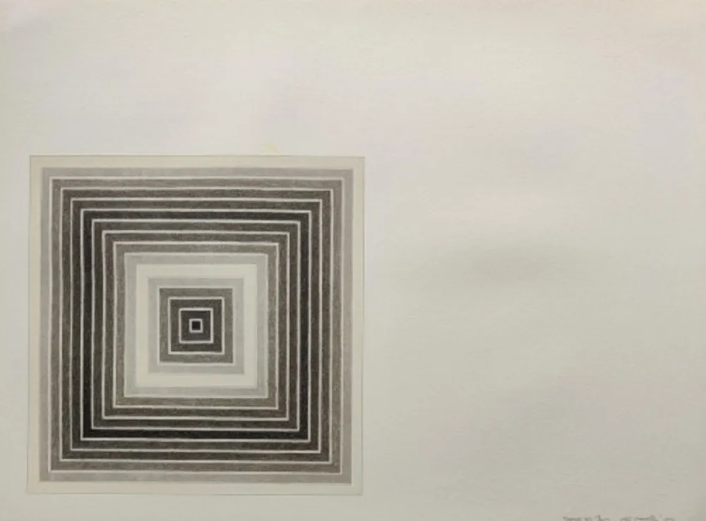 Lithograph Stella - Sharpesville, from Multicolored Squares I