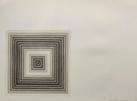 Lithograph Stella - Sharpesville, from Multicolored Squares I