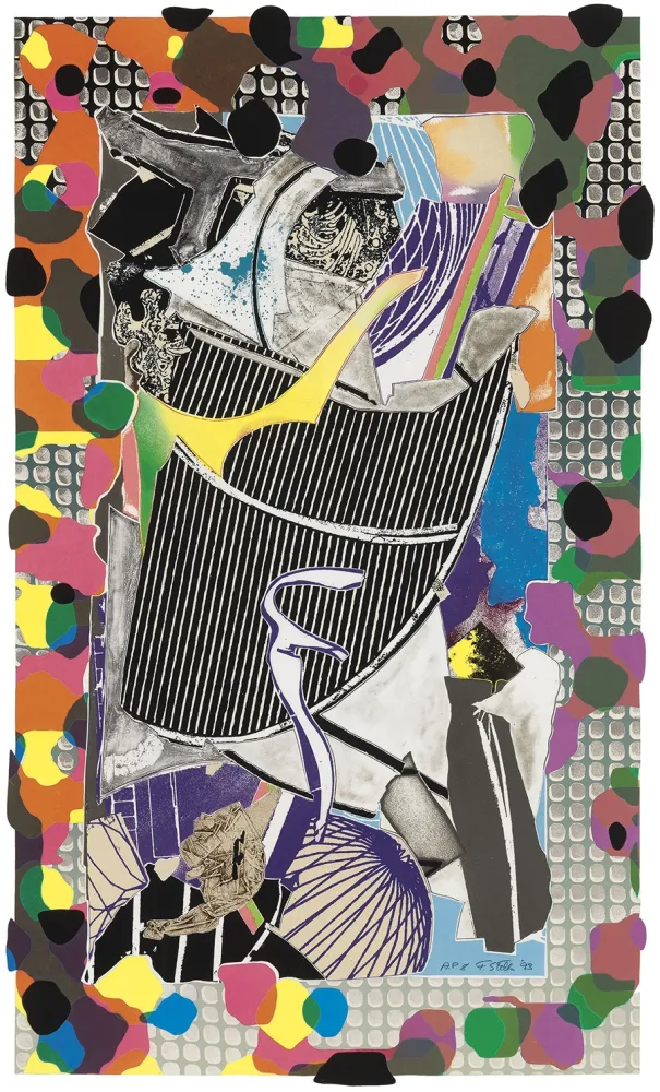 Lithograph Stella - The Battering Ram (From Moby Dick Deckle Edges Series)