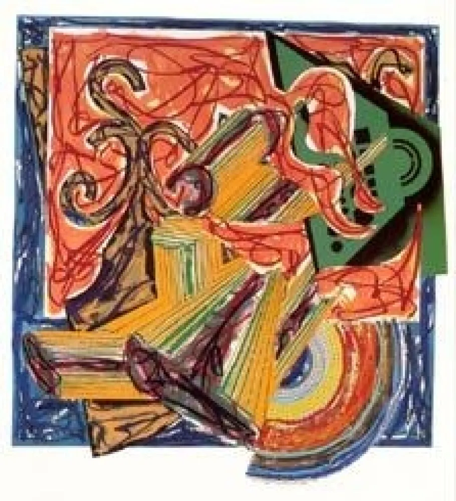 Screenprint Stella - THE BUTCHER CAME AND SLEW THE OX