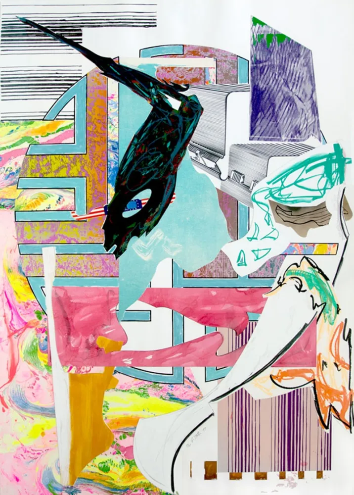 Lithograph Stella - The Quarter-Deck from The Waves