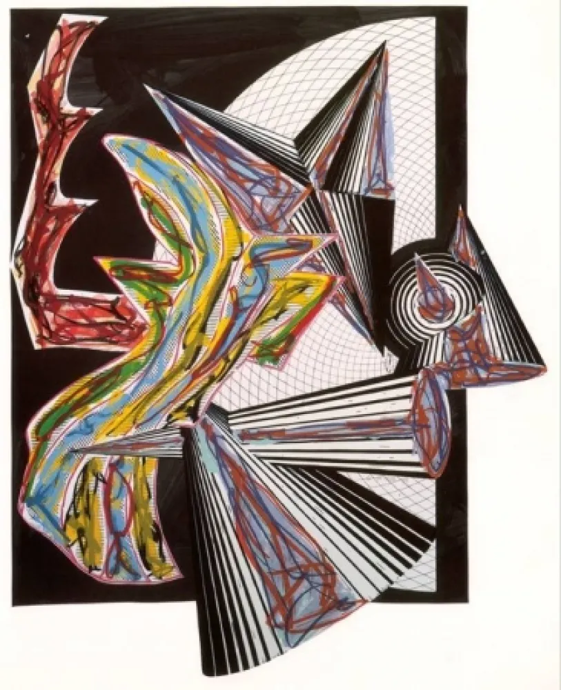 Screenprint Stella -  THEN CAME DEATH AND TOOK THE BUTCHER