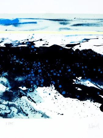 Lithograph Stholl - Fraktion de contre vagues