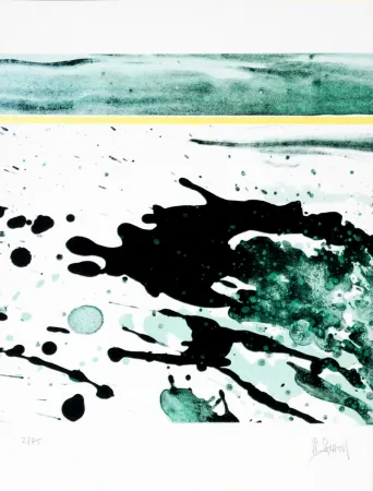 Lithograph Stholl - Fraktion de contre vagues