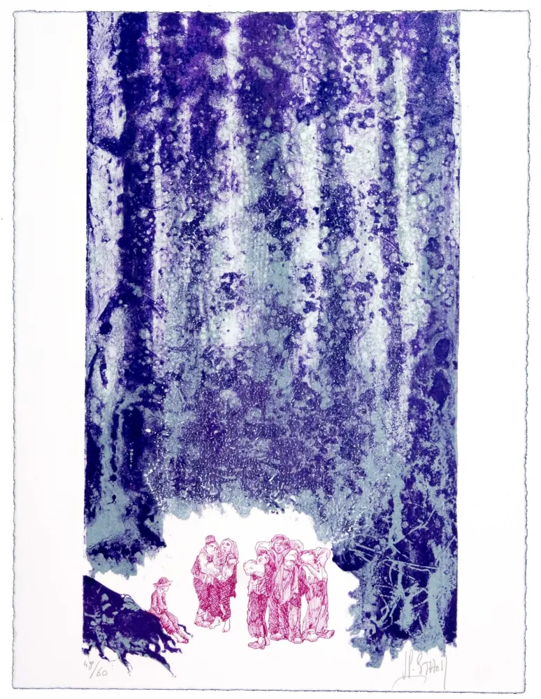 Lithograph Stholl - Le petit poucet 3