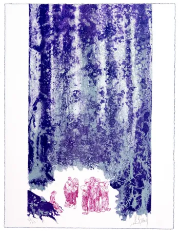 Lithograph Stholl - Le petit poucet 3