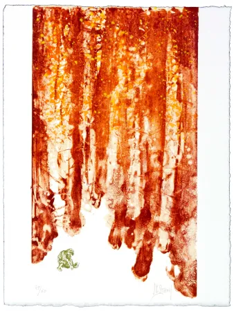 Lithograph Stholl - Le petit poucet 4