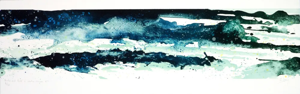 Lithograph Stholl - Roches & roll à contre vague 1